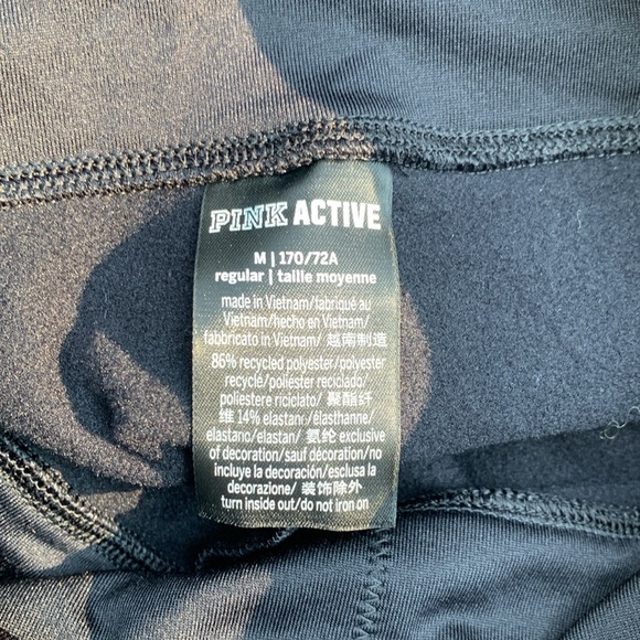 Women PINK Active leggings Medium Regular - Picture 2 of 3